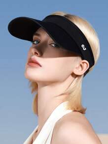 GOLOVEJOY 1 pezzo Cappello alla moda e semplice, resistente ai raggi UV, ideale per attività all'aperto come tennis, escursionismo e golf, nuovo, traspirante e pieghevole con tesa larga