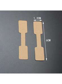 100pcs Square Paper Price Tags Stickers Jewelry Blank Brand Labels Ring Necklace Bracelets And Other Jewelry Display Tags Stickers  Price Tags For Craft Jewelry Making