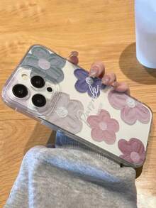 1 件简约花卉防摔防滑透明彩绘保护手机壳，兼容 16/11/16pro/16plus/16promax/16e/15Promax/13/14/12/XS/XR/7G/8P、Galaxy 11/12Pro/12/12X/13Pro/14Pro/15Pro/X3pro/、10/9/Note9/12c/Note11pro/Note8Pro/9C/9a，防摔手机保护壳