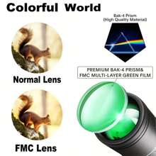 10X42HD Monocular Telescope,Manual Focus,Bak4 Prism,FMC Len,Portable Long-Range Mini Telescope,For Camping,Hiking, Bird Watching