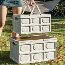 1 Stück Faltbare Aufbewahrungsbox für Outdoor, multifunktionale Kfz-Organizer Box, Haus-Krimskrams Box, tragbare Falt-Camping Kiste
