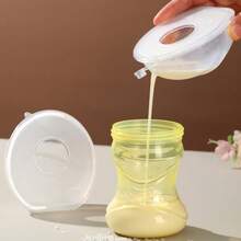 乳房罩，2 件装哺乳杯，储奶器，保护哺乳期疼痛的乳头，为哺乳期妈妈收集漏出的母乳，柔软灵活的硅胶材质，可重复使用（60 毫升，有刻度标记）