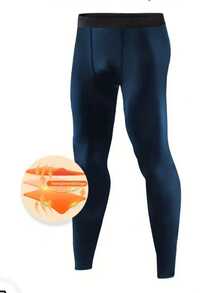 2 Meia Calça Flanelada Grossa Masculina Calça Leg Peluciada Forrada Por Dentro Costura Reforçada Calça Térmica - Multicolorido - Visão 8