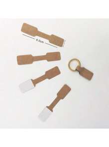 100pcs Square Paper Price Tags Stickers Jewelry Blank Brand Labels Ring Necklace Bracelets And Other Jewelry Display Tags Stickers  Price Tags For Craft Jewelry Making