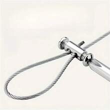 16/32Pcs Iron Wire Rope Cable Clamps, Lock Clip With End Screw Stopper, Wire Rope Clamps Durable Metal Sling Tools For Gardening, Camping