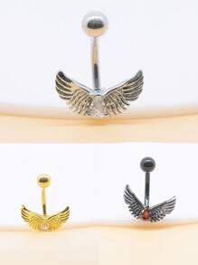 1PC Stainless Steel 14G Belly Real Piercing Button Ring For Women Body Piercing Jewelry Navel Rings