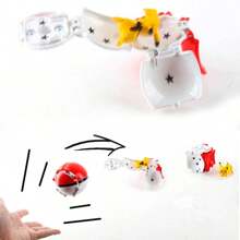 pokemon 1 set/2 pezzi 1 Pokeball + 1 Giocattolo modello Pokemon, Pallina Sorpresa Pokemon con animale domestico che salta fuori, Giocattolo da collezione divertente, Perfetto come regalo di compleanno, Souvenir per feste