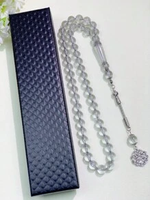 1 Set mit 6 Farben, 45 Stücke 10mm Acryl Perlen Armband Set, verpackt in hochwertiger Geschenkbox für den täglichen Gebrauch