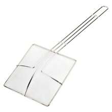 7" Square Fine Mesh Fryer Skimmer - Stainless Steel Deep Fry Skimmer Strainer - Heavy Duty Kitchen Tool For Frying, Straining & Serving - Perfect For Home Kitchens, Restaurants & Gift Giving - White - View 3