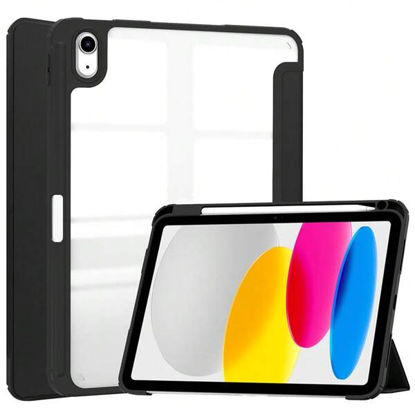 Capa para tablet com capa de acrílico transparente compatível com iPad 10ª geração de 10,9 polegadas/11ª geração A16/Mini67/Galaxy Tab S9FE 10.9 S10+S7 FE Lite 12,4 polegadas/Redmi Pad SE 11 MiPad6/6Pro 11''/ MiPad 7/7Pro 11.2