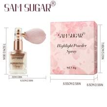 SAM SUGAR Highlight Body Spray, Gold Body Glitter Spray, Menciptakan Efek Berkilau, Glitter Serbaguna untuk Mencerahkan, Cocok untuk Semua Acara - MultiWarna - View 6