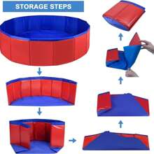 Bañera para mascotas de PVC, piscina/piscina de baño portátil y plegable, tina de baño para perros, bañera para gatos