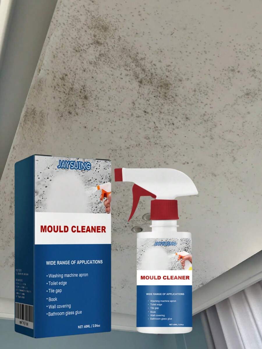 Rociador multiusos quitamanchas - Limpia techos, azulejos de baño, superficies de pared, eliminación potente de manchas, limpieza profunda de moho, fórmula suave, inhibe el crecimiento de moho