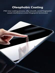 1pc - High Definition High Transparency, Anti-Scratch Anti-Drop, Full Screen Coverage, Strong Anti-Fingerprint, Sensitive Touch, Anti-Glare Tempered Glass Screen Protector, Privacy Protection Tempered Glass, Compatible With IPad Gift For Birthday, Family, Friends Anti-Spy, Pad Screen Protector, Pad Accessories