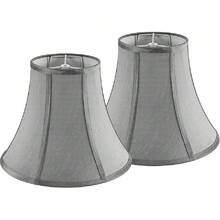 Pantallas de lámpara - Montura clásica tipo araña para lámparas de mesa y de mesita de noche - Gris - Ver 1