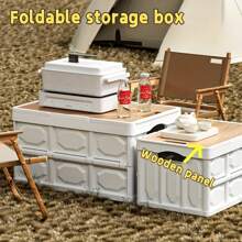 1 Stück Faltbare Aufbewahrungsbox für Outdoor, multifunktionale Kfz-Organizer Box, Haus-Krimskrams Box, tragbare Falt-Camping Kiste