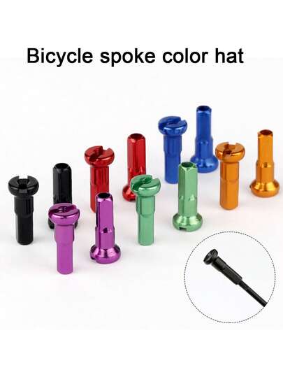 Bicycle Spoke Cap High-Quality Cycling Wheel Nipples Cap For 14G 2mm Spoke MTB Road Bike Colorful Wheel Spoke Nipple