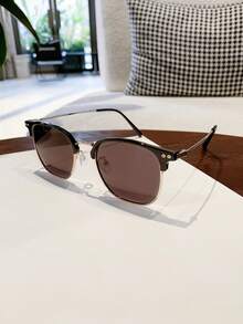 Polarized Sunglasses For Women - Retro Classic Travel Frame Metal Fashion Classic Design, Decor For Outdoor Sports, Cycling, Travel, Beach, Driving, Fishing, UV Protection Shade Going Out Outfit Outdoor Beach Seaside Vacation And Gift For Family And Friends - 黑色 - 查看 3