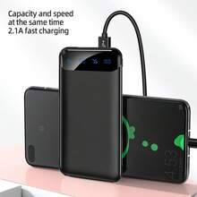 2 Batería Externa Portátil de 10000mAh con Carga Rápida USB, Compatible con iPhone y , Adecuada para Vacaciones de Verano, Viajes al Aire Libre/Camping y Batería de Respaldo de Emergencia, Regalo Ideal para Familia, Amigos y Cumpleaños