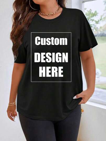 Individuelle personalisierte Sportgeschenke, Individuell bedruckte Damen Sport T-Shirts in Große Größen, Individuell bedruckte Grafik T-Shirts, Fügen Sie Fotos hinzu (Selfies/Landschaften/Familienfotos/Freunde/Paar/Muster/Haustiere etc.), Gestalten Sie Ihre eigenen personalisierten bedruckten T-Shirts als Geschenke für Freundinnen