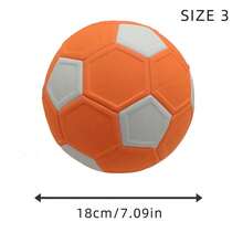 Orange Magic Curve Soccer Ball 3/4/5#, Indoor/Outdoor Training Soccer Ball For Adults & Teenagers - Orange White - View 8