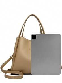 Bolsos de mano suave y alta calidad para mujer, bolso de hombro casual, bolso de diseñador de lujo con gran capacidad para damas