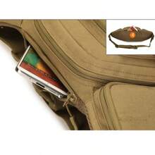 Men Waist Fanny Pack Belt Bag Motorcycle Rider Sports Climb Camping Nylon Male Tool Sling Chest Hip Bum Bag Gear