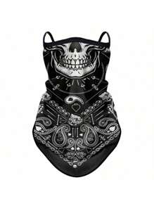 Retro Moto Cycling Sunscreen Mask Motorcycle Headscarf Summer Anti-UV Outdoor Neck Head Cover Riding Face Shield Sport Headwrap
