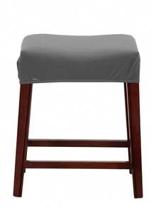 2/4/6pcs Plain Milky Silk Bar Stool Covers, Modern Minimalist Solid Color Barstool Protector Slipcovers For Kitchen, Dining Room, Bar - Multicolor - View 7