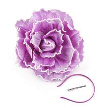 1pc Exaggerated Rose Flowers Fascinator Hat Women Kentucky Derby Fascinator Headwear Wedding Bridal Makeup Prom Photo Shoot Mardi Gras Headpiece Tea Party Accessories Hat Back To School, Hair Accessories, Tiny Hats, Mini Fascinator, Mini Cap - Multicolor - View 7