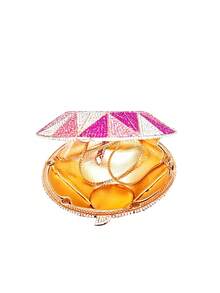 Bolsos de mano de cristal brillantes, elegantes y únicos con forma de diamante, bolsos de fiesta multicolor con cristales, bolsos de lujo con brillantes para eventos de fiesta, cena, boda, baile de graduación, mejor regalo con caja. - Multicolor - Ver 7