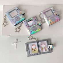 Laser Cover MP3 Player 2 Inch Document Photo Album Illuminated Flash Mini Photo Album Large Head Sticker Hanger,Back To School,School Supplies - Color - View 4