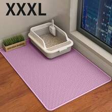 1 Piece Cat Bed Mat, Anti-Scatter Bed Mat, Double Layer Honeycomb Design, Urine And Water Waterproof Material, Dispersion Control, Less Waste, Easier To Clean, Washable - Multicolor - View 14