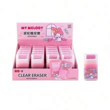 Sanrio 1pc Sanrio Family Cartoon Design Rubber Stamp, Cute Creative Eraser For Students