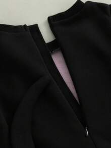 Baby Mouse Costume, Long Sleeve Contrast Color Jumpsuit With Hat Halloween Costume - Grey - View 5