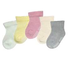 Calceta Lisa Antiderrapante Para Niña algodón cómoda divertida Halloween accesorios fiesta niñas diversión disfraz escolar colores - Multicolor - Ver 1