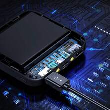 Batería externa portátil de 10000mAh, cargador rápido con 2 puertos USB 5V/2.4A, adecuado para vacaciones de verano, viajes al aire libre/camping y respaldo de emergencia, regalo para familia, amigos y cumpleaños, con indicador de carga portátil