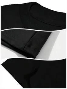 Men Sports Tees & Tanks - Black - View 5