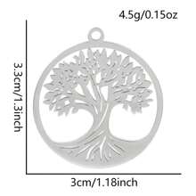 2pcs Fashionable 304 Stainless Steel Gold/Silver Plant & Flower Pattern Pendant, Vacuum Electroplated Durable Craft, Suitable For Necklace, Earrings, DIY Jewelry Making