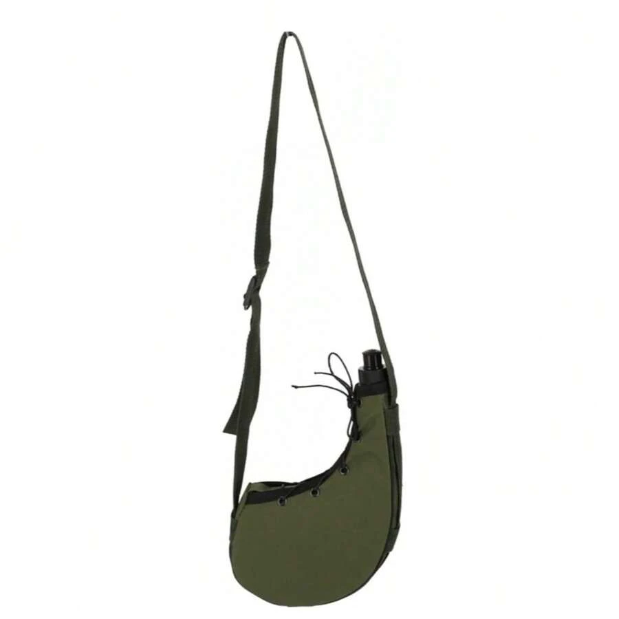 STARLEY - Bota cantimplora de plástico verde militar 0,75 L – botella ligera y resistente para camping, senderismo, outdoor, actividades tácticas, supervivencia y uso diario