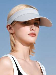 GOLOVEJOY 1 pezzo Cappello alla moda e semplice, resistente ai raggi UV, ideale per attività all'aperto come tennis, escursionismo e golf, nuovo, traspirante e pieghevole con tesa larga