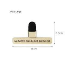2PCS/SET Food Clips, Large Bag Clips For Food Storage, Snack Clips With Sealed Handles