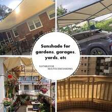 Kolorowe paski, gęsta, oddychająca, odporna na śnieg, wielofunkcyjna siatka śnieżna do użytku na zewnątrz, gęsta, z ochroną UV, odporna na śnieg i mróz, odpowiednia na tarasy, pikniki, wiaty samochodowe, ogrody, balkony, pawilony korytarzowe, plaże, dziedzińce i dachy, łatwa w montażu, wzmocnione narożniki, trwałe i wytrzymałe krawędzie.