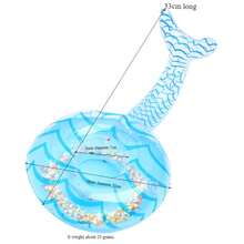 1pc Floating Cup, Inflatable Water Over Floating Beverage Cup Holder, Swimming Pool Inflatable Water Over Coaster, Pineapple Donut Shaped Floating Coaster, Inflatable Beverage Cup Swimming Pool Floating Bracket, Beach Essentials, Beach Accessories - Multicolor - View 28