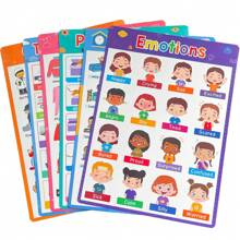 20 Pieces First Words Toddlers Educational Preschool Poster Sight Words Vocabulary Building Charts Learning Materials For Kids Kindergarten,Nursery,Homeschool,Playroom Wall Decor Classroom Supplies Teaching Tool,Set Of ABC Alphabets,Numbers,Fruits &Vegetable,Colors,Shapes,Emotions,Animal,Preposiions,Transportation,Season&Weather,Fruits & Vegetable And More,A4 Size Cognitive Activities Flash Cards,8.26 X 11.26inches,Back To School GiftsSchool,Student,Stationery,School Supplies,Classroom Supplies Teaching,Playroom Decor,Toddler School