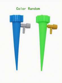 1/10 stuks automatische plantenbewateringsapparaten, irrigatiesysteem voor bloemen en planten, verstelbare slouchy person-bewateringsapparaten, zelfsproeiende koppen, schakelaar voor langzaam vrijkomende regelklep, geschikt voor buiten- en vakantieplanten, willekeurige kleuren