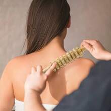 Wooden Massage Tool Kit - Back Massage Board, Full Body Beauty Roller, Fish Tail Scraper