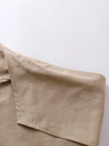 ملابس شاطئية، كاجوال عمل، بمظهر قطني كتان لملابس النساء الفاتحة طقم قطعتين 2025: توب أصفر وبنطال ساق واسع محكم للبطن، أفضل مبيعات الخريف والصيف، قابل للتنفس مريح، قابل للارتداء من المكتب إلى العطلات، أساسيات يومية للعطلات