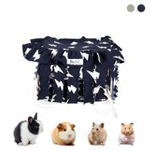 ITANDME Kleines Meerschweinchen Versteck Kaninchenbett atmungsaktiv Kleintier Bett & Kleintier Bett waschbar weiche Polsterung Innenraum Haustier Sommerhaus Habitat für Hamster Ratte