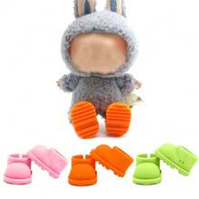 Labubuo Doll Clothes Doll Can Wear Silicone Rain Boots And Rain Boots,Suitable For 1st And 2nd Generation Doll Shoe Accessories Rabubu Cloth Generation Shoes